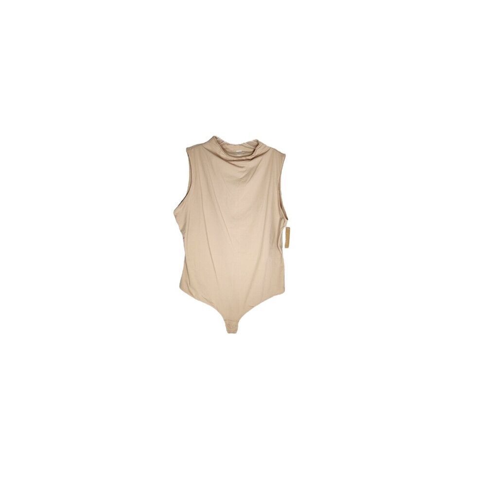 SKIMS thong bodysuit mock high neck tank nude mica everybody plus size 4x - Picture 4 of 7